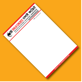 Business Pad/ Letter head 2 color