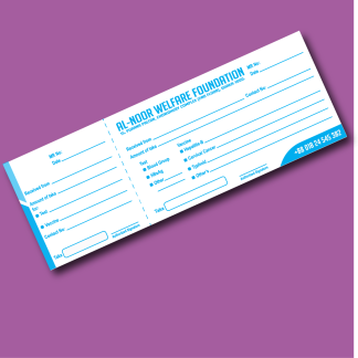 Money Receipt single color